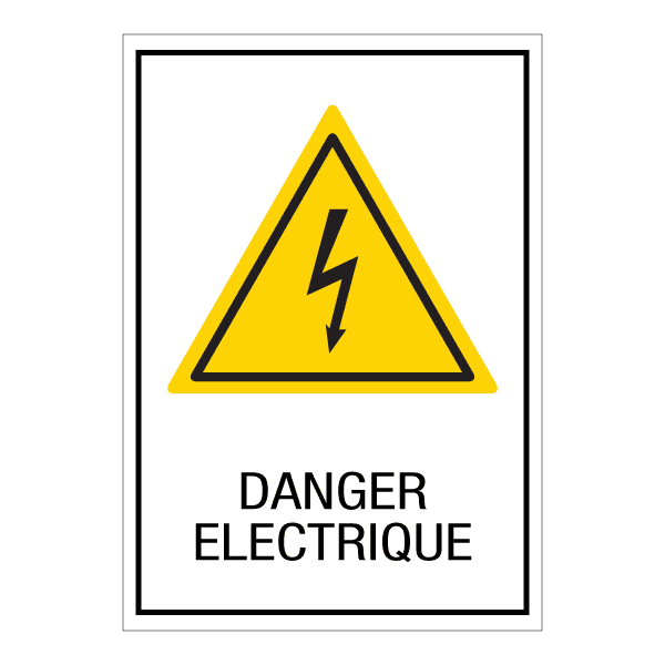 Panneau de sécurité  installation électrique, prix degressif