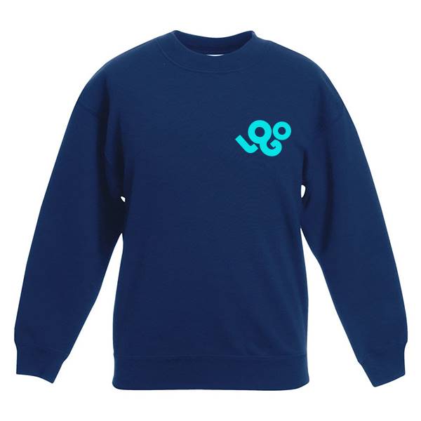 Sweat enfant personnalisé  sans capuche, 100 % coton 280g  du 5 au 11 ans