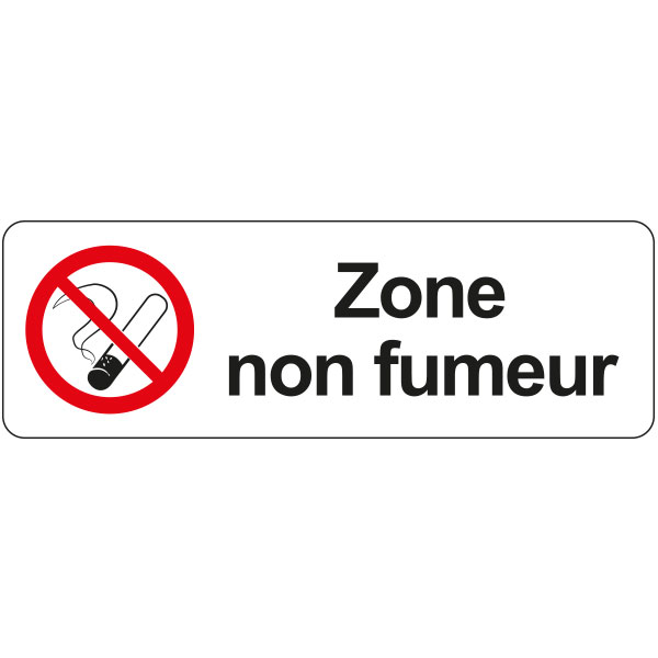 Panneau interdiction zone non fumeur, prix dégressif