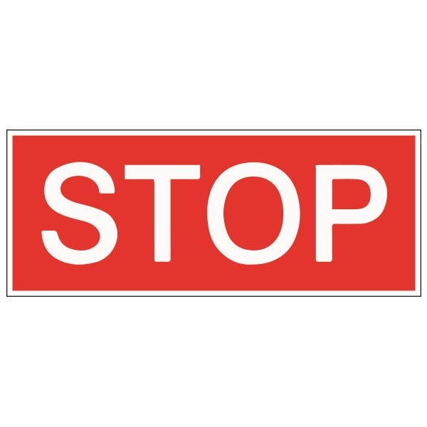 Panneau interdiction stop, prix dégressif