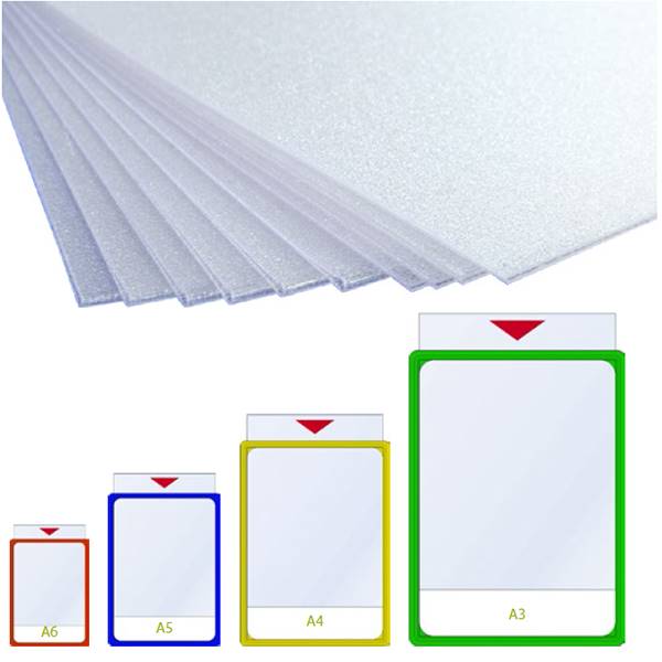 Protection plexi pour cadre affiche , vendu par lot de 10