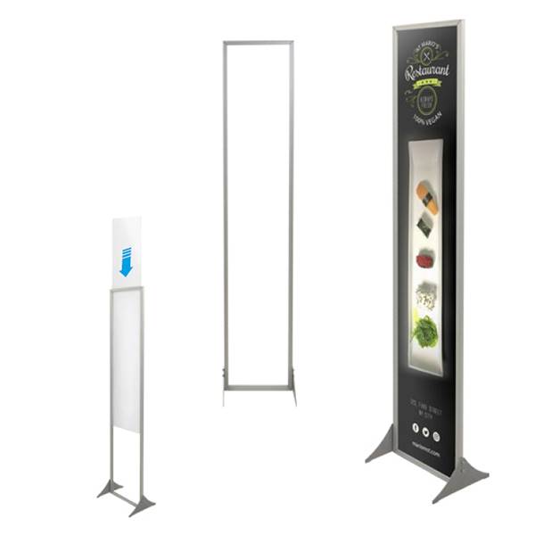 Totem publicitaire interieur  double face 326 x 1727 mm