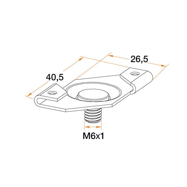 clip faux plafond pour signaletique suspendue