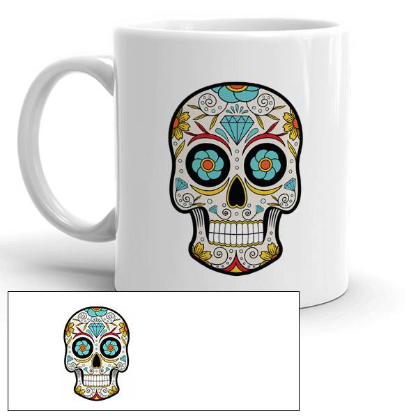 Mug personnalisé Calavera