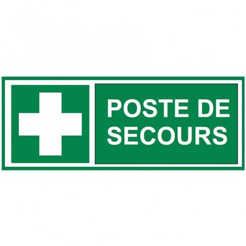 Panneau de sécurité  poste de secours premiers secours, prix degressif