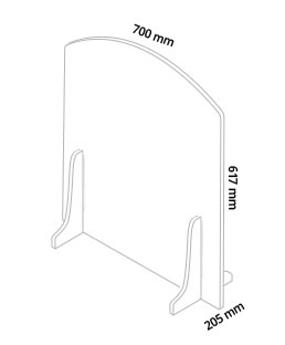 Hygiaphone, protection plexiglas contre épidémie