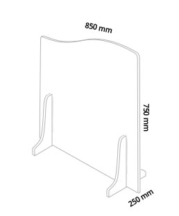 Hygiaphone, protection plexiglas contre épidémie