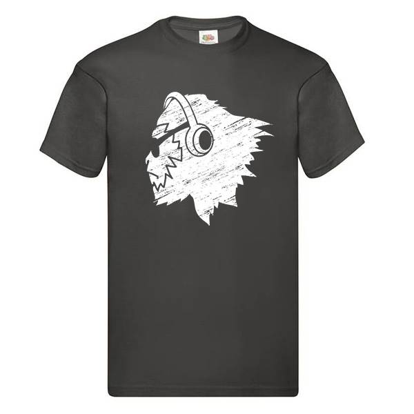 T-shirt homme personnalisé manches courtes , 100% coton 145grs , motif gorille casqué
