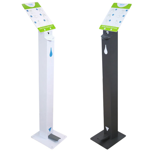 Distributeur gel hydro alcoolique à pédale