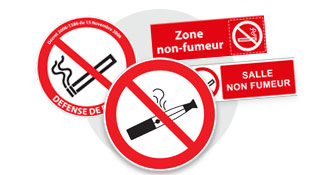 Panneau interdiction de fumer
