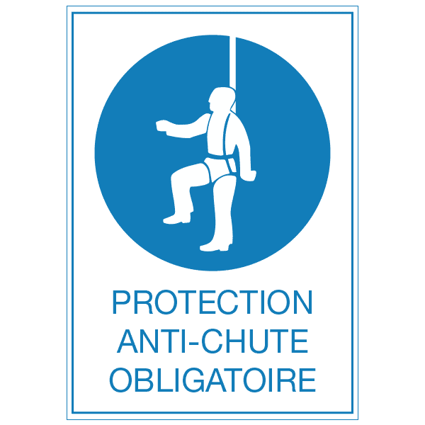 Panneau protection anti chute obligatoire, prix dégressif