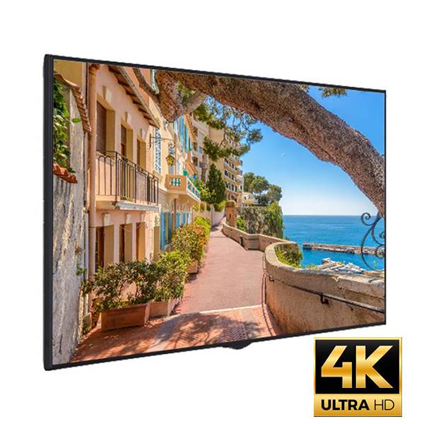 Ecran video professionnel 55 pouces , UHD 4K,ultra fin   24h / 7 jours , support mural inclus