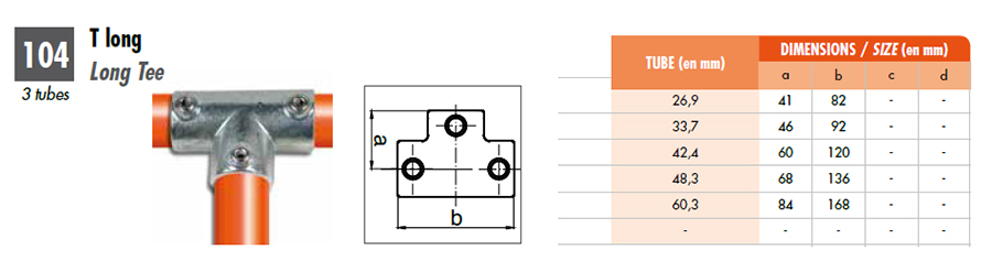 raccord tubulaire pour structure tubulaire