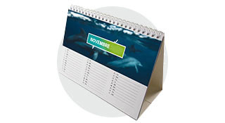 Calendrier de bureau personnalis 