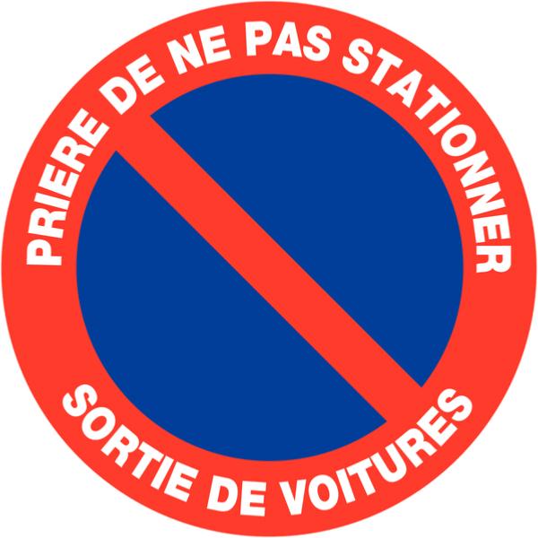 Panneau de sécurité sortie de voiture, prix degressif