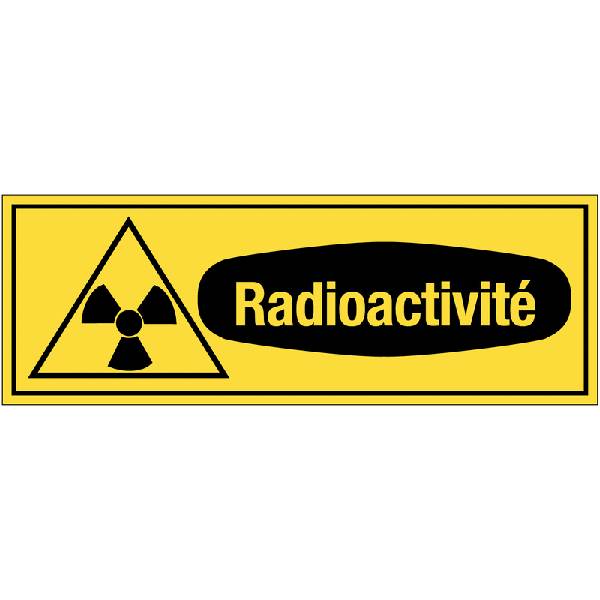 Panneau de securite radioactivité , prix degressif