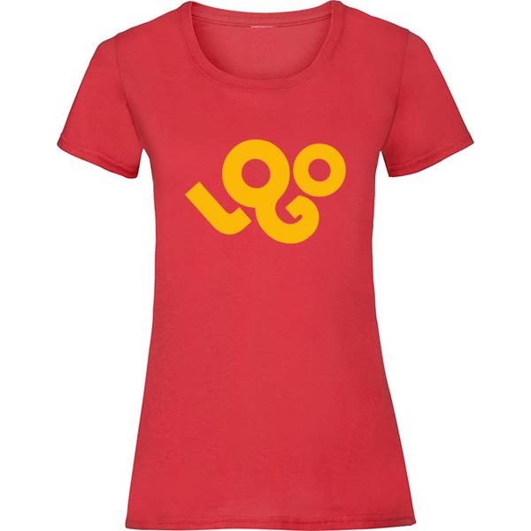 T-shirt personnalisé femme , coton 165g , manches courtes, col rond