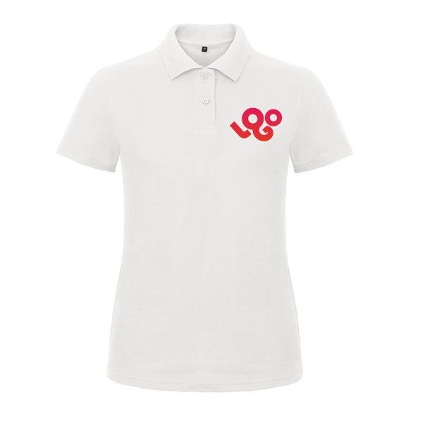 Impression polo femme personnalisé manches courtes, 180g/m², 100% coton