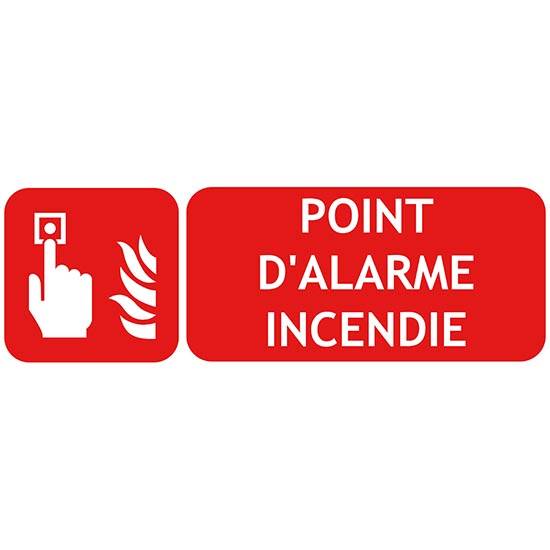 Panneau de securite incendie point alarme , prix degressif