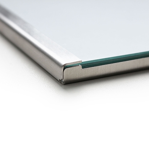 drapeau double face inox
