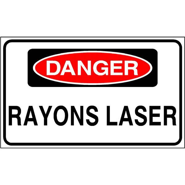 Panneau de securite rayon laser panneau danger, prix degressif