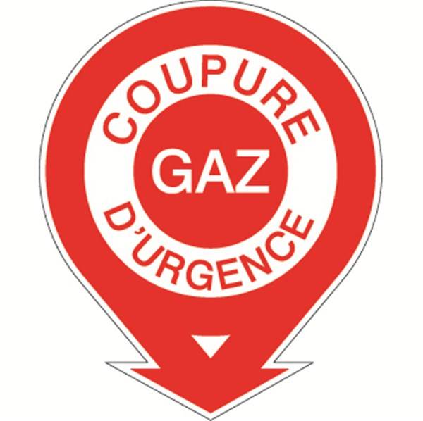 panneau de sécurité coupure gaz , prix degressif