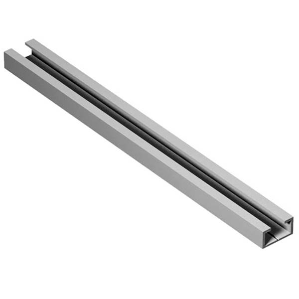 Rail aluminium 2 m pour fixation signaletique sol plafond