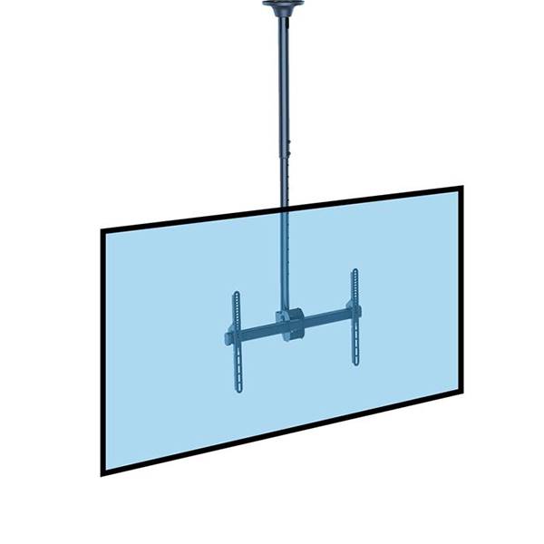 Support plafond pour ecran TV de 37 à 70 pouces , hauteur réglable de 105 à 156 cm