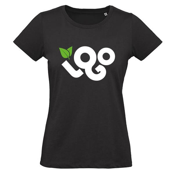 T-shirt personnalisé femme 100% coton BIO 175g, manches courtes , col rond