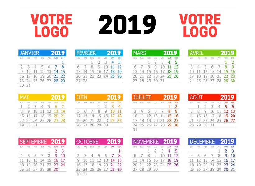 Calendrier de banque personnalisé 29x21 cm signaprint