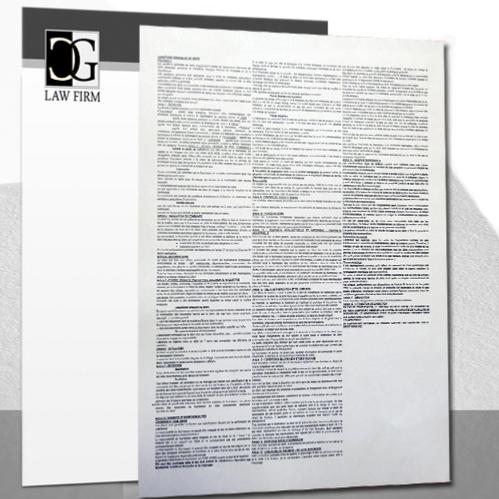 Entête de lettre A4 100g papier offset impression recto verso noir