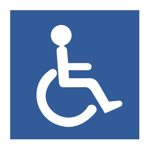 Panneau de sécurité accessibilité handicapé, prix degressif