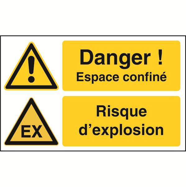 Panneau de securite risque explosion, prix degressif