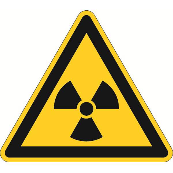 Panneau de securite radioactivité matiere dangereuse, prix degressif