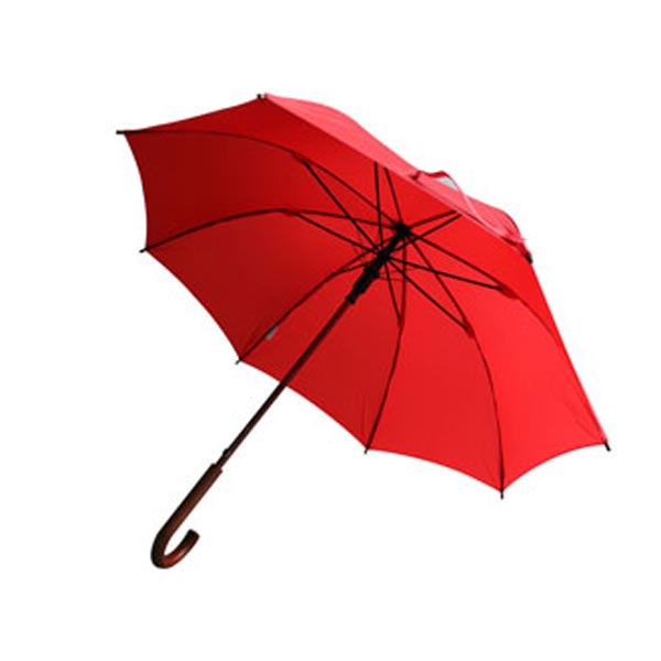 Parapluie personnalisé droit Ø 105cm avec impression 4 segments opposés