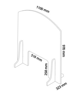 Hygiaphone, protection plexiglas contre épidémie