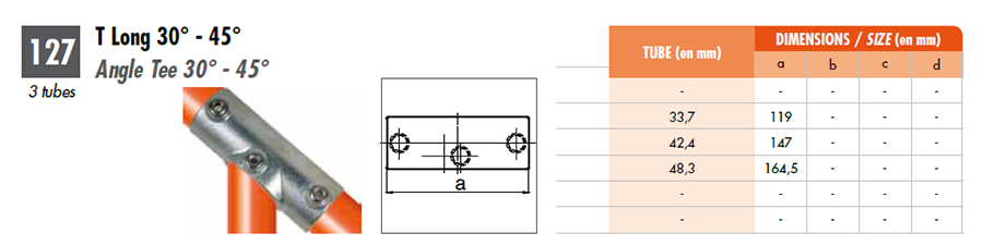 raccord tubulaire pour structure tubulaire