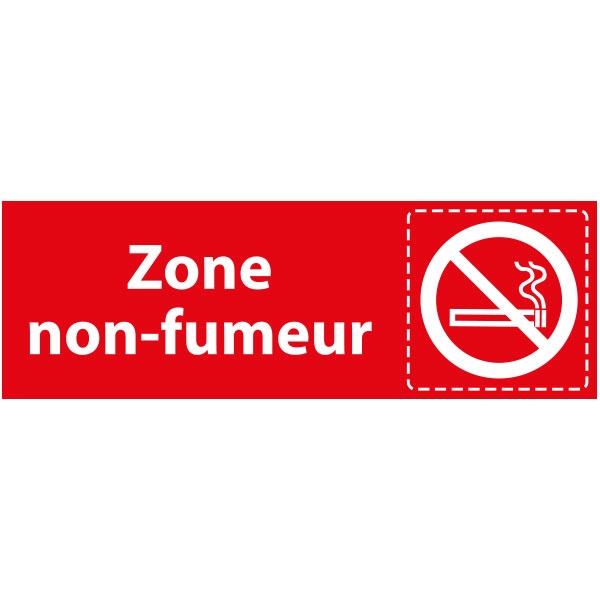 Panneau interdit zone non fumeur, prix dégressif