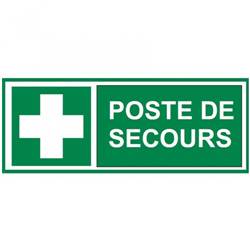 Panneau de sécurité  poste de secours premiers secours, prix degressif