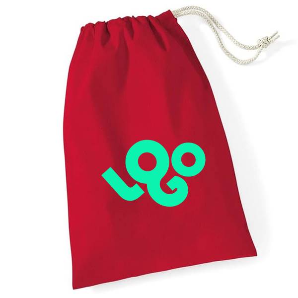 Sac tissu personnalisé fourre-tout plusieurs tailles , 100% coton avec cordelette