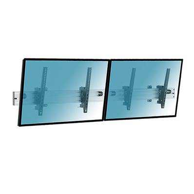 Support mural pour 2 écrans TV de 45" - 55" , une solution pour votre menu board