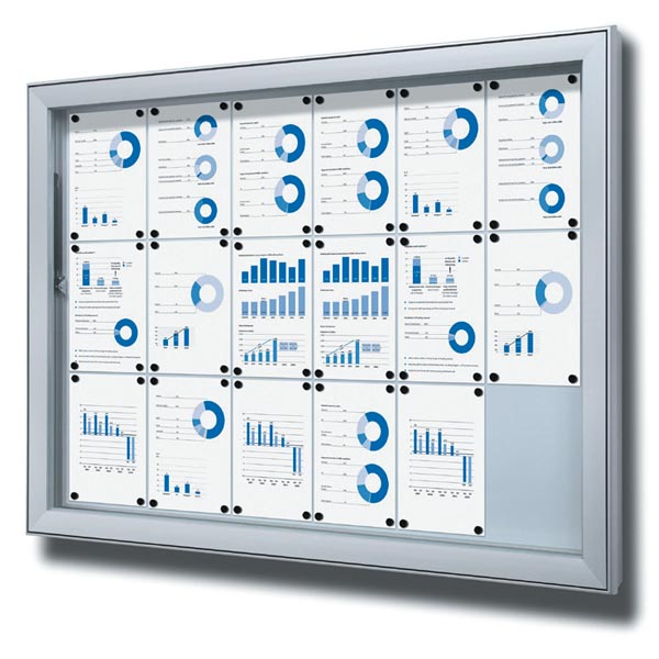 Vitrine d'affichage extérieure extra profonde