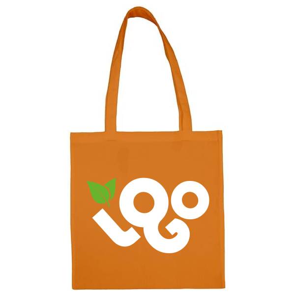 Sac publicitaire personnalisé , tote bag 100% coton bio 340g , 38x42 cm , anse 70 cm, couleur noir 