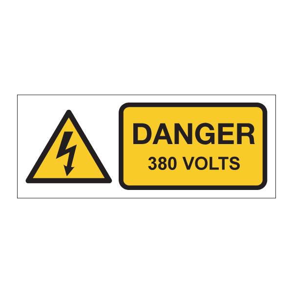 Panneau de sécurité 380 volts, prix degressif