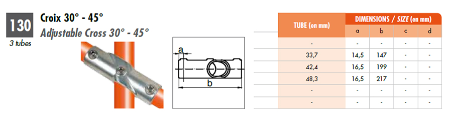 raccord tubulaire pour structure tubulaire