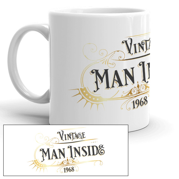 Mug personnalisé motif  Man inside