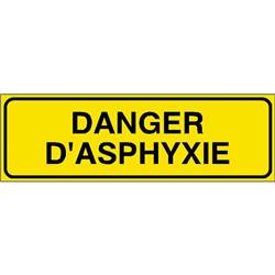 Panneau de securite  produit dangereux asphyxie , prix degressif