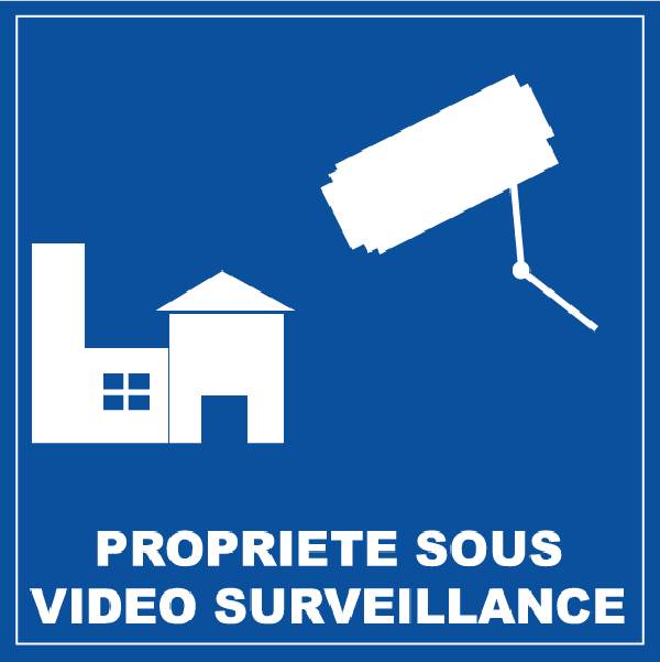 Panneau de securite video surveillance, prix degressif