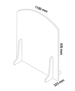 Hygiaphone, protection plexiglas contre épidémie