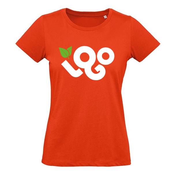 T-shirt personnalisé femme 100% coton BIO 175g, manches courtes , col rond
